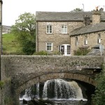 The River in Hawes runs through the centre of the town and can be seen in interesting ways from different parts of town