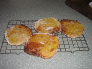 Spanish tortas de aceite olive oil bread biscuit as baked at High Blean B&B Askrigg